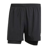 Shorts Uomo Adidas Own The Run Climacool 2in1 Nero | NonSoloSport