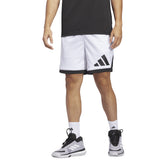 Shorts Uomo Adidas Badge of Sport Bianco Nero | NonSoloSport