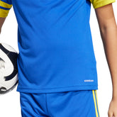 Maglia Calcio Bambino Adidas Squadra 25 Blu Giallo | NonSoloSport