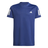 T-Shirt Ragazzo Adidas Club 3-Stripes Blu Bianco | NonSoloSport