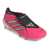 Scarpa da Calcio Uomo Adidas Predator Elite Fold-Over Tongue Terreni Compatti Rosa Nero | NonSoloSport