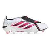Scarpa da Calcio Uomo Adidas Predator Elite Fold-Over Tongue Terreni Compatti Bianco Rosa Nero | NonSoloSport
