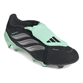 Scarpa da Calcio Uomo Adidas Predator League Fold-Over Tongue Terreni Compatti Nero Verde Menta | NonSoloSport