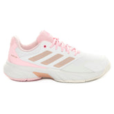 Scarpa da Tennis Donna Adidas Courtjam Control 3 Bianco Rosa | NonSoloSport