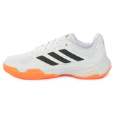 Scarpa da Tennis Uomo Adidas Courtjam Control 3 Clay Bianco Nero Arancione | NonSoloSport