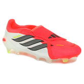 Scarpa da Calcio Uomo Adidas Predator Pro Fold-Over Tongue Terreni Compatti Rosso Bianco Nero | NonSoloSport