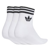 Calze Adidas 3 Stripes 3 Pack Bianco Nero | NonSoloSport