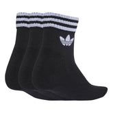 Calze Adidas 3 Stripes 3 Pack Nero Bianco | NonSoloSport