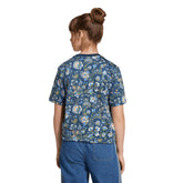 T-Shirt Bambino Adidas Originals x Liberty London Blu | NonSoloSport