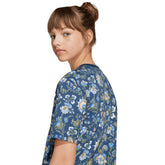 T-Shirt Bambino Adidas Originals x Liberty London Blu | NonSoloSport