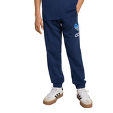Pantalone Jogger Bambino Adidas Big Logo Execution Oversized Blu | NonSoloSport