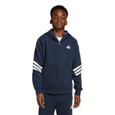 Giacca Bambino Adidas Future Icons 3-Stripes Blu Bianco | NonSoloSport