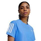 T-Shirt Donna Adidas Own The Run Azzurro | NonSoloSport