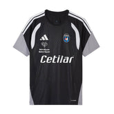 T-Shirt Calcio Uomo Adidas Training Pisa SC 26/27 Nero Bianco | NonSoloSport