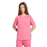 T-Shirt Bambino Adidas Wide Rib Rosa | NonSoloSport