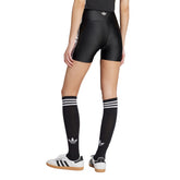 Shorts Donna Adidas Adicolor 3 Stripes Booty Nero Bianco | NonSoloSport