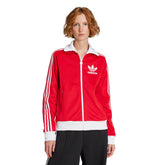 Giacca Donna Adidas Beckenbauer Rosso Bianco | NonSoloSport