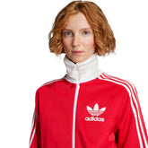 Giacca Donna Adidas Beckenbauer Rosso Bianco | NonSoloSport