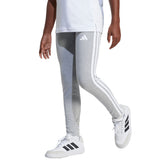 Leggings Bambino Adidas Stylish 3 Stripes Grigio | NonSoloSport