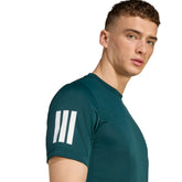 T-Shirt Uomo Adidas Club Tennis Climacool 3 Stripes Verde | NonSoloSport