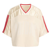 T-Shirt Donna Adidas Stadium Mesh Beige Rosso | NonSoloSport