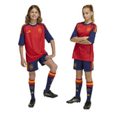 Shorts Ragazzo Adidas Home Spain 26 Blu | NonSoloSport
