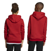 Felpa Ragazzo Adidas Entrada26 Rosso Bianco | NonSoloSport