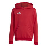 Felpa Ragazzo Adidas Entrada26 Rosso Bianco | NonSoloSport