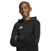 Felpa Ragazzo Adidas Entrada26 Nero Bianco | NonSoloSport