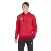 Felpa Uomo Adidas Entrada26 Rosso Bianco | NonSoloSport