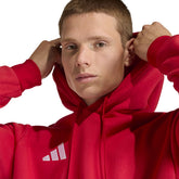 Felpa Uomo Adidas Entrada26 Rosso Bianco | NonSoloSport