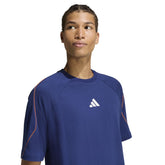 T-Shirt Uomo Adidas Stadium Blu Bianco | NonSoloSport