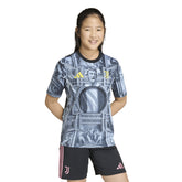 Maglia Calcio Ragazzo Adidas Pre-Match Juventus 25/26 Nero Bianco | NonSoloSport
