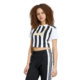 T-Shirt Donna Adidas Home Cropped Juventus 26/27 Bianco Nero | NonSoloSport