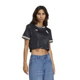 T-Shirt Crop Donna Adidas Third Juventus 25/26 Nero | NonSoloSport