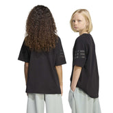 T-Shirt Ragazzo Adidas Future Icons 3 Stripes Nero | NonSoloSport