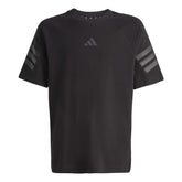 T-Shirt Ragazzo Adidas Future Icons 3 Stripes Nero | NonSoloSport