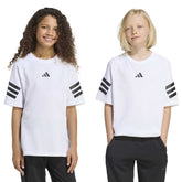 T-Shirt Ragazzo Adidas Future Icons Bianco Nero | NonSoloSport