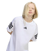 T-Shirt Ragazzo Adidas Future Icons Bianco Nero | NonSoloSport