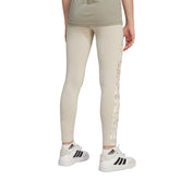 Leggings Bambina Adidas Animal 3 Stripes Beige | NonSoloSport