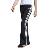 Leggings Ragazzo Adidas 3 Stripes Flared Nero Bianco | NonSoloSport