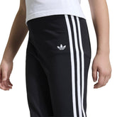 Leggings Ragazzo Adidas 3 Stripes Flared Nero Bianco | NonSoloSport