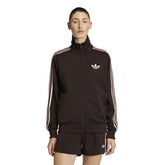 Felpa Donna Adidas Firebird Marrone Rosa | NonSoloSport