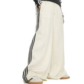 Pantalone Donna Adidas Adicolor Satin Beige Nero | NonSoloSport