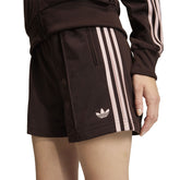 Shorts Donna Adidas Firebird Classic Marrone Rosa | NonSoloSport