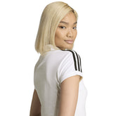 Polo Manica Corta Donna Adidas 3-Stripes Bianco Nero | NonSoloSport