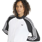 Giacca Donna Adidas SST Classic Bianco Nero | NonSoloSport
