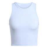 Canotta Donna Adidas Essentials Ribbed Azzurro | NonSoloSport
