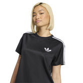 T-Shirt Donna Adidas Firebird Nero Bianco | NonSoloSport