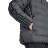Giacca Uomo Adidas Essentials Climawarm 3 Stripes Grigio | NonSoloSport